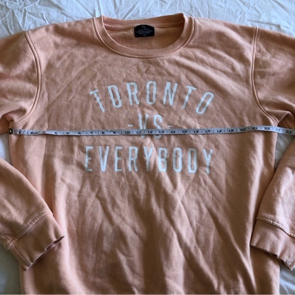 Orange Crew Neck Sweater with Relaxed Fit - Picture 8 of 8